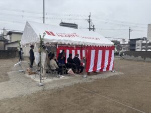 新築工事　地鎮祭